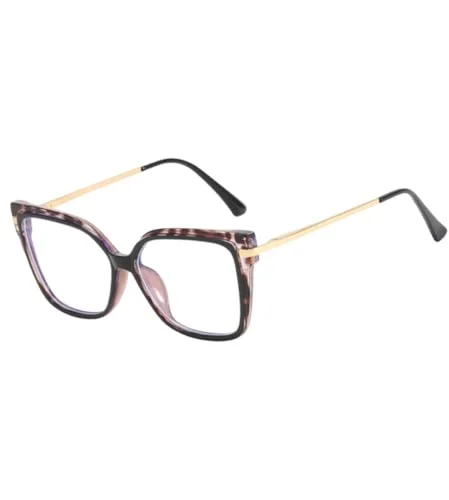 Shiratori Blue Light Blocking Glasses Rectangle Chic Preppy Look MultiColor Frame for Women,Clear Glasses, Nerdy Glasses,Anti Eyestrain & UV Protection Computer Eyeglasses Tortoiseshell